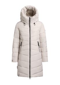 Steppmantel Khujo "Steppmantel Pluz-YM", Damen, Gr. XXL, beige (cotton cream), Obermaterial: 100% Polyester PES. Obermaterial: Futter: 100% Nylon NY. 100% Polyester PES., M&auml;ntel Steppmantel