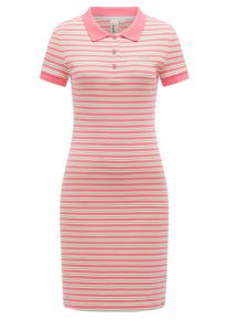 A-Linien-Kleid Ragwear "A-Linien-Kleid Colaro Stripes Dress YOUMODO", Damen, Gr. S, N-Gr, pink, Obermaterial: 95% Baumwolle CO. 5% Elasthan EL., Kleider A-Linien-Kleid
