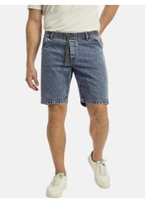 Bermudas Jan Vanderstorm "Jeansshort PEROLOF", Herren, Gr. 70, N-Gr, blau, Obermaterial: 100% Baumwolle CO., comfort fit, Hosen Bermudas