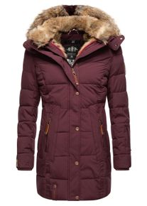 Wintermantel Marikoo "Wintermantel Lieblings Jacke", Damen, Gr. XS, rot (wine), Obermaterial: 100% Polyester PES. Obermaterial: Futter: 100% Polyester PES. 100% Polyester PES., M&auml;ntel Wintermantel