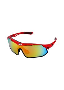 Sportbrille YEAZ "Sport-Sonnenbrille rot/schwarz/rot SUNRAY", Damen, rot, Sonnenbrillen Sportbrille