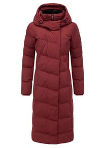 Wintermantel Ragwear "Wintermantel Pavla Long Soft YOUMODO", Damen, Gr. XL, rot (wine rot), Obermaterial: 100% Polyester PES. Obermaterial: Futter: 100% Polyester PES. 100% Polyester PES., M&auml;ntel Wintermantel