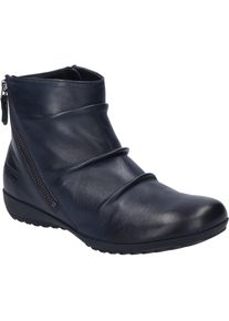 Stiefelette Josef Seibel "Naly 61, ocean", Damen, Gr. 40, blau (ocean), Obermaterial: 100% Rindsleder Leather cow., Schuhe Stiefelette