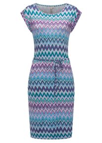 Sommerkleid Ragwear "Sommerkleid Taggien Print", Damen, Gr. 3XL, N-Gr, lila (lavender), Obermaterial: 95% Viskose CV. 5% Elasthan EL., Kleider Sommerkleid