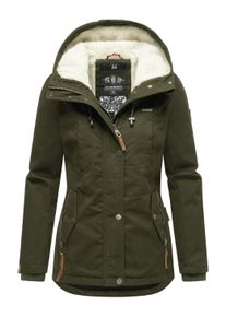 Winterjacke Marikoo "Winterjacke Bikoo", Damen, Gr. S, gr&uuml;n (olive), Obermaterial: 100% Baumwolle CO. Obermaterial: Futter: 100% Polyester PES. 100% Polyester PES., Jacken Winterjacke