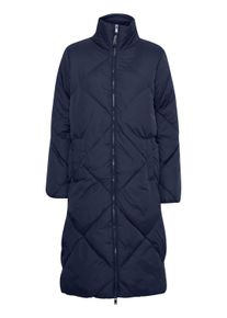 Steppmantel oxmo "Steppmantel OXBonnie", Damen, Gr. 38, blau (total eclipse), Obermaterial: 100% Nylon NY., M&auml;ntel Steppmantel