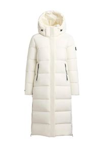 Steppmantel Khujo "Steppmantel Dote2", Damen, Gr. M, wei&szlig; (luna wei&szlig;), Obermaterial: 100% Polyester PES. Obermaterial: Futter: 100% Nylon NY. 100% Polyester PES., M&auml;ntel Steppmantel