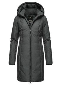 Wintermantel Ragwear "Wintermantel Amarri", Damen, Gr. XL, schwarz, Obermaterial: 100% Polyester PES. Obermaterial: Futter: 100% Polyester PES. 100% Polyester PES., M&auml;ntel Wintermantel