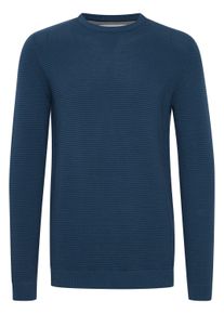 !Solid Strickfleece-Pullover SOLID "Strickpullover SDNicholas", Herren, Gr. XL, blau (ensign blau), Obermaterial: 100% Baumwolle CO., Pullover Strickfleece-Pullover