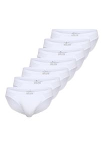 Slip Tom Tailor "Slip 7er Pack", Herren, Gr. XL, wei&szlig;, Obermaterial: 95% Baumwolle CO. 5% Elasthan EL., Unterhosen Slip