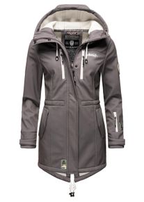 Funktionsparka Marikoo "Funktionsmantel Zimtzicke", Damen, Gr. M, grau, Obermaterial: 98% Polyester PES. 2% Elasthan EL. Obermaterial: Futter: 100% Polyester PES., Jacken Funktionsparka