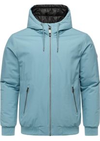 Winterjacke Ragwear "Winterjacke Stuartt YOUMODO", Damen, Gr. M, blau (stone blau), Obermaterial: 100% Polyester PES. Obermaterial: Futter: 100% Polyester PES. 100% Polyester PES., Jacken Winterjacke