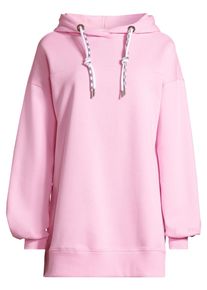 Kapuzenpullover SALZHAUT "Hoodie JULIANE", Damen, Gr. XS, rosa (ros&eacute;), Obermaterial: 55% Baumwolle CO. 45% Polyester PES., Pullover Kapuzenpullover