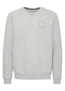 Rundhalspullover Blend "Rundhalspullover BHSweatshirt", Herren, Gr. M, grau (stone mix), Obermaterial: 50% Baumwolle CO. 50% Polyester PES., Pullover Rundhalspullover