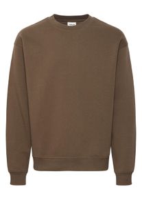 !Solid Longpullover SOLID "Sweatshirtpullover SDLenz", Herren, Gr. XL, braun (slate schwarz), Obermaterial: 60% Baumwolle CO. 40% Polyester PES., Sweatshirts Longpullover