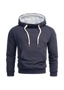 Kapuzenpullover Alessandro Salvarini "Alessandro Salvarini Herren Hoodie AS291", Herren, Gr. M, blau (navy), Obermaterial: 65% Baumwolle CO. 35% Polyester PES., Sweatshirts Kapuzenpullover