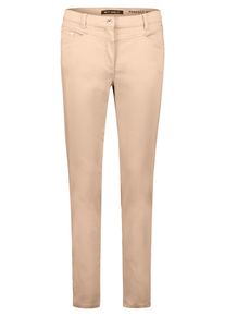 Relaxhose Betty Barclay "Casual-Hose Slim Fit", Damen, Gr. 48, EURO, beige, Obermaterial: 64% Baumwolle CO. 33% Polyester PES. 3% Elasthan EL., Hosen Relaxhose