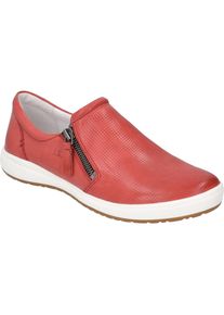 Slipper Josef Seibel "Caren 22, rot", Damen, Gr. 37, rot, Obermaterial: 100% Rindsleder Leather cow., Schuhe Slipper