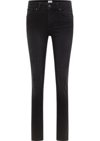 Skinny-fit-Jeans Mustang "Damen Style Shelby Skinny", Damen, Gr. 29, L&auml;nge 32, 841 schwarz, Denim/Jeans, 87% Baumwolle, 11% Polyester, 2% Elasthan, unifarben, skinny fit, Jeans Skinny-fit-Jeans