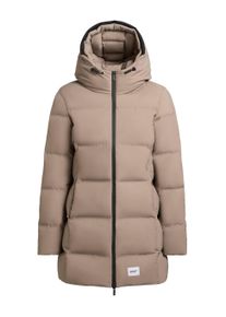 Kurzmantel Khujo "Kurzmantel Tanare4", Damen, Gr. S, beige (greige), Obermaterial: 100% Polyester PES. Obermaterial: Futter: 100% Nylon NY. 100% Polyester PES., M&auml;ntel Kurzmantel