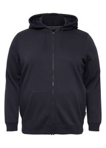 Kapuzensweatjacke Blend "Kapuzenfleecejacke BHDOWNTON FULLZIP", Herren, Gr. XXL, schwarz, Obermaterial: 50% Baumwolle CO. 50% Polyester PES., Sweatjacken Kapuzensweatjacke