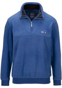 Fleecepullover Babista "Fleece-Sweatshirt FIORIVESTO", Herren, Gr. 52, blau, Obermaterial: 100% Polyester COOLMAX PES(Coolmax)., Shirts Fleecepullover