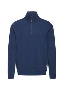 Troyer Blend "Longsweatshirt BHMBriso", Herren, Gr. S, blau (marineblaus), Obermaterial: 60% Baumwolle CO. 40% Polyester PES., Pullover Troyer
