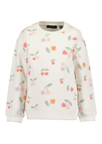Sweatshirt Blue Seven, M&auml;dchen, Gr. 104, sanftes wei&szlig;, Sweatware, Obermaterial: 100% Baumwolle, bedruckt, Basic normal, Rundhals, Rippb&uuml;ndchen, Sweatshirts Sweatshirt