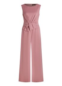 Jumpsuit Vera Mont "Jumpsuit mit weitem Bein", Damen, Gr. 46, EURO, rosa (vintage blossom), Obermaterial: 95% Polyester PES. 5% Elasthan EL., Overalls Jumpsuit