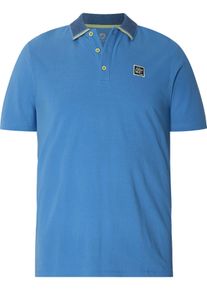 Poloshirt Jan Vanderstorm "Poloshirt MORLAN", Herren, Gr. 4XL, blau, Obermaterial: 100% Baumwolle CO., Shirts Poloshirt