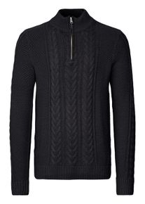 Troyer Blend "Troyer BHBASIM", Herren, Gr. S, schwarz, Obermaterial: 50% Baumwolle CO. 47% Polyacryl PAN. 3% Nylon NY., Pullover Troyer