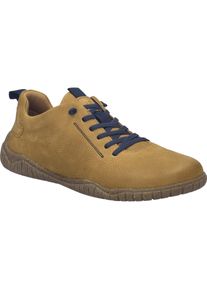 Schn&uuml;rschuh Josef Seibel "Wallace 04, safran", Herren, Gr. 42, gelb (safran), Obermaterial: 100% Rindsleder Leather cow., Schuhe Schn&uuml;rschuh