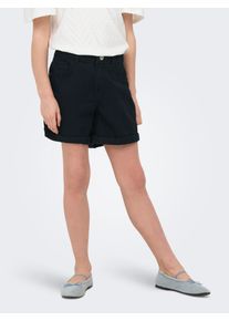 Jeansshorts KIDS Only "KOGVEGA REG MOM SHORTS DNM BJBOX NOOS", Jungen, Gr. 146, N-Gr, washed schwarz, Denim/Jeans, Obermaterial: 100% Baumwolle, unifarben, regular fit ca. Mitte Oberschenkel, Jeans Jeansshorts