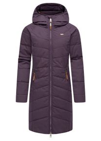 Steppmantel Ragwear "Steppmantel Dizzie Coat", Damen, Gr. S, lila (plum24), Obermaterial: 100% Polyester PES. Obermaterial: Futter: 100% Polyester PES. 100% Polyester PES., M&auml;ntel Steppmantel