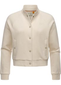 Bomberjacke Ragwear "Collegejacke Simonette", Damen, Gr. 4XL, beige, Obermaterial: 70% Baumwolle CO. 30% Polyester PES., Jacken Bomberjacke