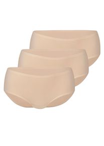 Hipster Anita "3er Pack Hipster Essential", Damen, Gr. SM, beige (desert), Stoff, Obermaterial: 80% Polyamid PA. 20% Elasthan EL., Unterhosen Hipster
