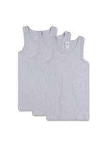 Unterhemd Sanetta "Unterhemd 3er Pack", Jungen, Gr. 104, N-Gr, grau, Obermaterial: 100% Baumwolle CO., Unterhemden Unterhemd