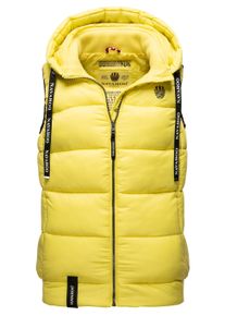 Steppweste Navahoo "Steppweste Kassidy", Damen, Gr. XS, gelb (lemon), Obermaterial: 100% Nylon NY. Futter: 100% Polyester PES. 100% Polyester PES., Westen Steppweste