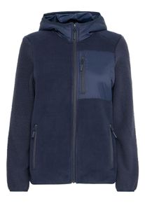 Fleecejacke North Bend "Fleecejacke NBMattea W", Damen, Gr. 36, blau (navy blazer), Obermaterial: 100% Polyester PES., Jacken Fleecejacke