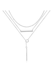 Edelstahlkette AILORIA "Halskette ARIELLE", Damen, silber, Halsketten Edelstahlkette