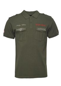 T-Shirt Top Gun "Polo Shirt TG20213003", Damen, Gr. XL, gr&uuml;n (olive), Obermaterial: 100% Baumwolle CO., Shirts T-Shirt