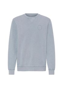 Longpullover Blend "Sweater BHFactor", Herren, Gr. M, blau (faded denim), Obermaterial: 100% Baumwolle CO., Pullover Longpullover