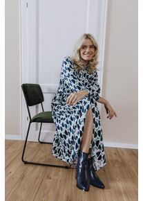 Stiefelette Heine, Damen, Gr. 38, blau (marine, gr&uuml;n), Glattleder, Leder, Schuhe Stiefelette