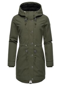 Parka Ragwear "Kurzmantel Canny Canvas", Damen, Gr. M, gr&uuml;n (schwarz olive), Obermaterial: 100% Polyester PES. Obermaterial: Futter: 100% Polyester PES. 100% Polyester PES., Jacken Parka