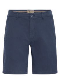 Chinoshorts Blend "Chinoshorts BHEDNAN twill shorts", Herren, Gr. M, N-Gr, blau (marineblaus), Obermaterial: 98% Baumwolle CO. 2% Elasthan EL., Hosen Chinoshorts