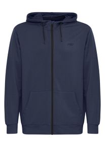 Sweatjacke North Bend "Sweatjacke NBBrent", Herren, Gr. L, blau (blau nights), Obermaterial: 66% Viskose CV. 30% Polyester PES. 4% Elasthan EL., Sweatjacken Sweatjacke