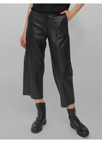 Lederhose JCC "Lederhose 31023629", Damen, Gr. 46, EURO, schwarz, Obermaterial: 100% Lammleder LEL. Futter: 100% Baumwolle CO., Hosen Lederhose