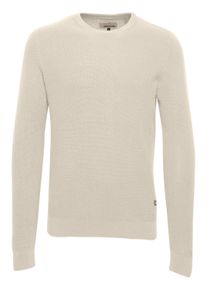 Strickfleece-Pullover Blend "Strickpullover BHCodford", Herren, Gr. S, beige (oyster gray), Obermaterial: 100% Baumwolle CO., Pullover Strickfleece-Pullover