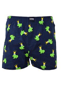 Webboxer Happy Shorts "Web-Boxershorts 1er Pack", Herren, Gr. M, bunt (frosch), Obermaterial: 100% Baumwolle CO., Unterhosen Webboxer