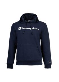 Sweatshirt Champion "Sweatshirt Hooded Sweatshirt Heavy Soft", Herren, Gr. XXL, blau (dunkelblau), Obermaterial: 55% Baumwolle CO. 45% Polyester PES., Sweatshirts Sweatshirt